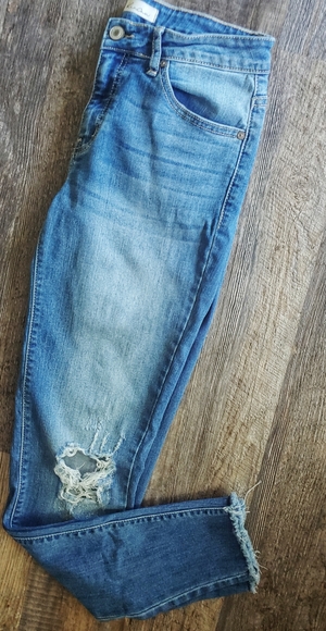KanCan Denim - Kancan ankle frayed jeans